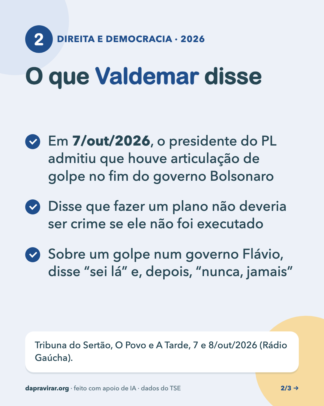 E agora, em 2026?, card 2 de 3