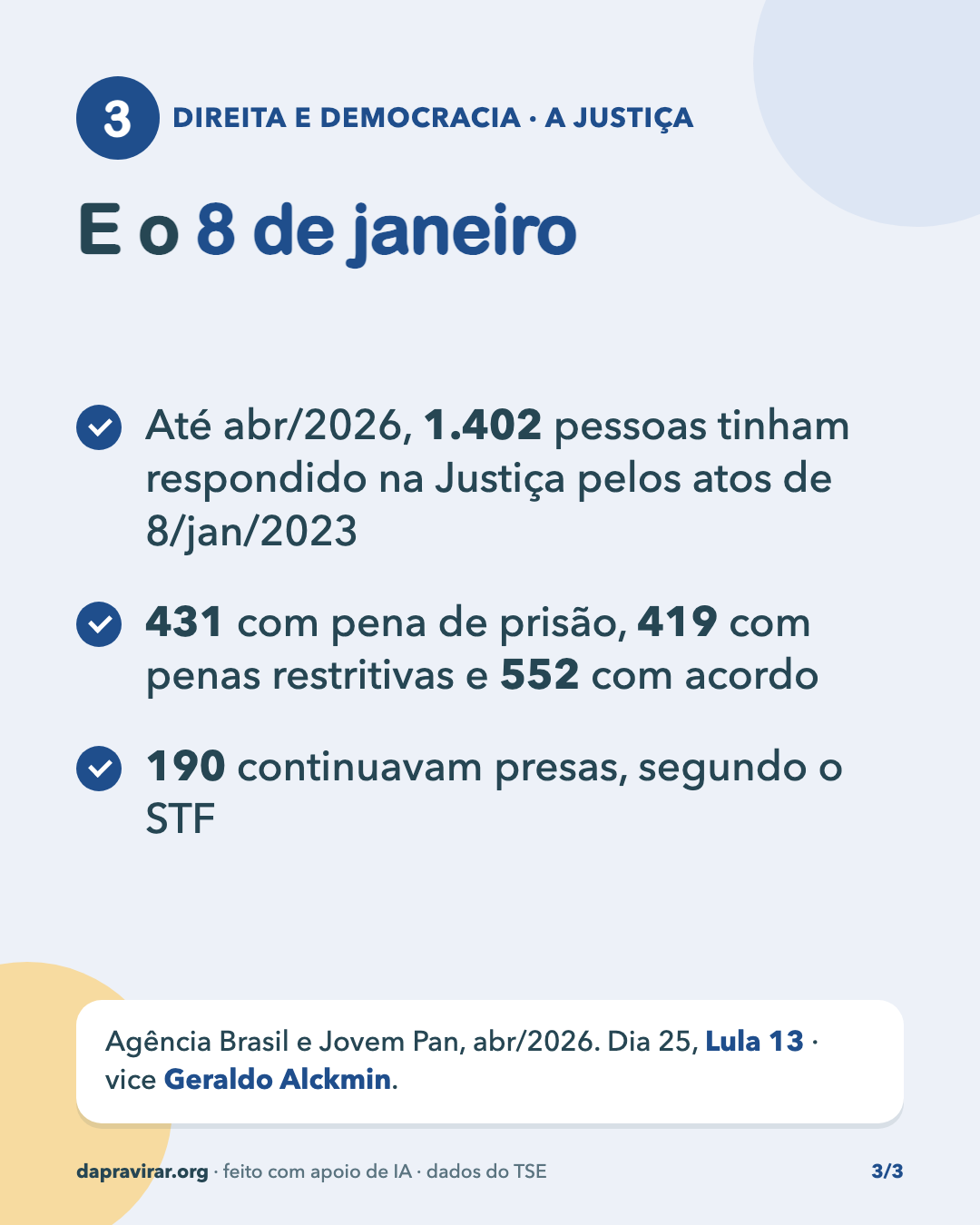 O que a Justiça decidiu, card 3 de 3