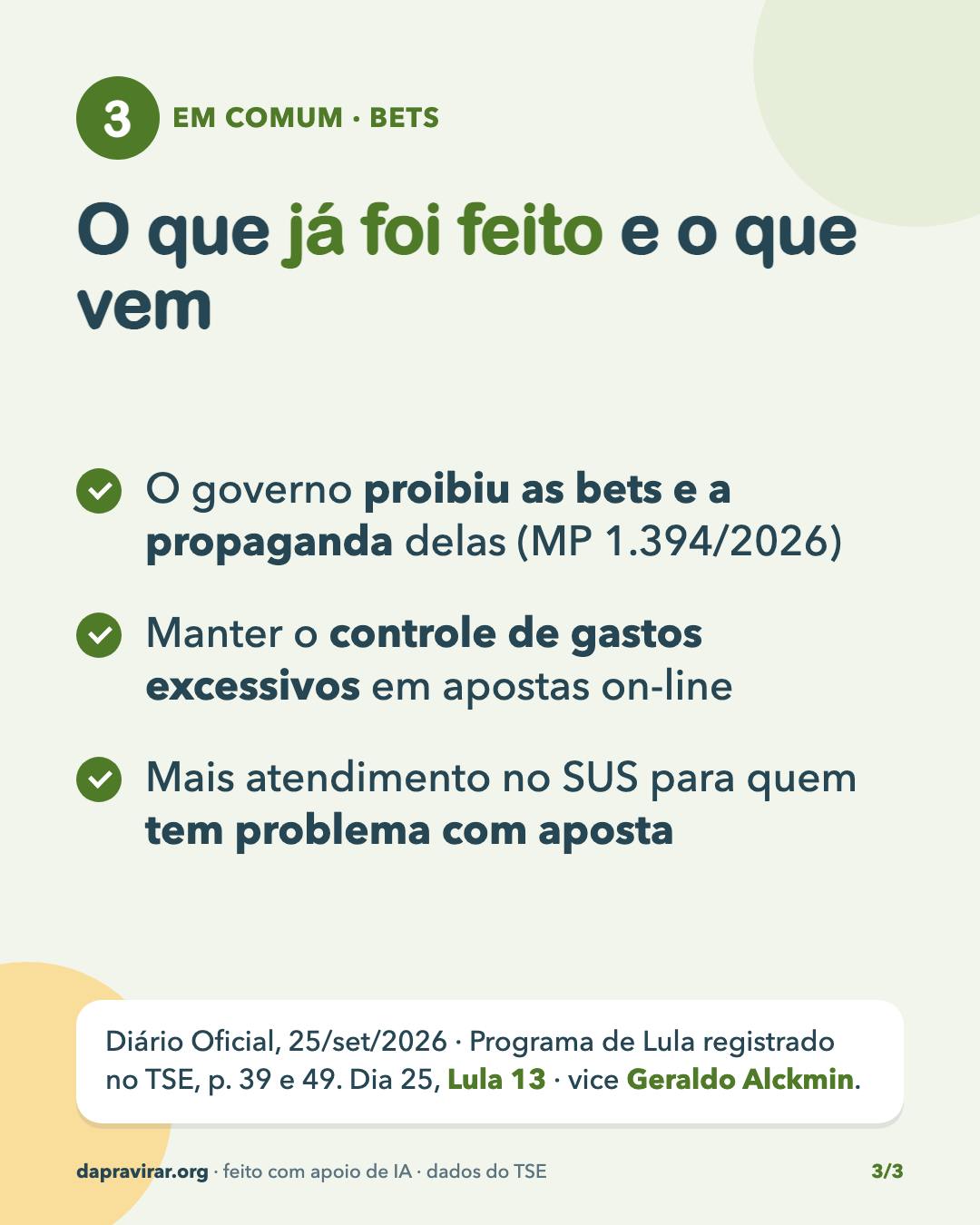 Bets: o Caiado também via o problema · 3/3