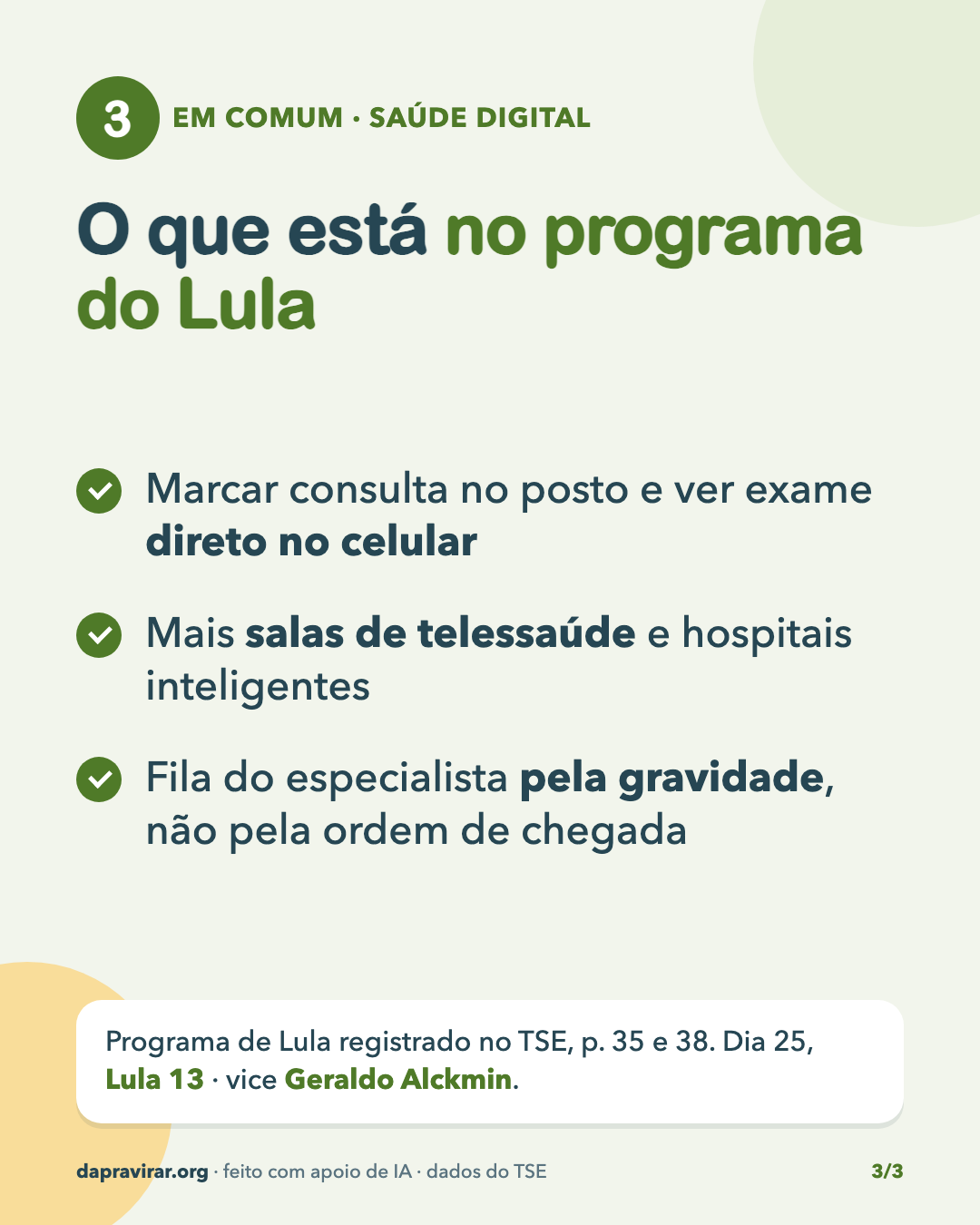 Consulta a distância: os quatro prometeram · 3/3